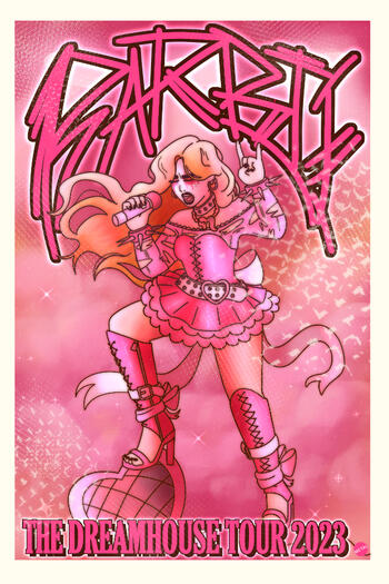 Metal Barbie Poster